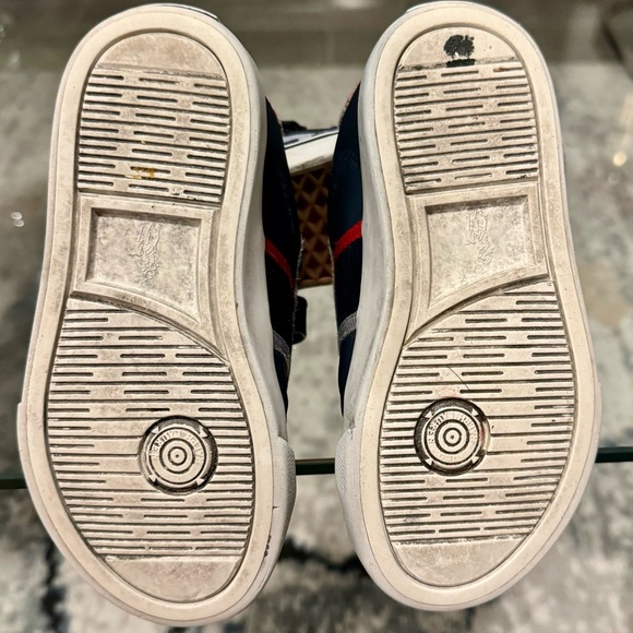 POLO by Ralph Lauren Leather Velcro Shoes - Picture 3 of 10